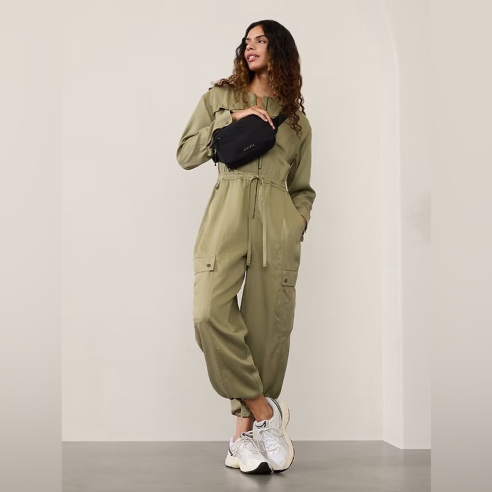 NWT Athleta Celestial Utility Jumpsuit - Tall L